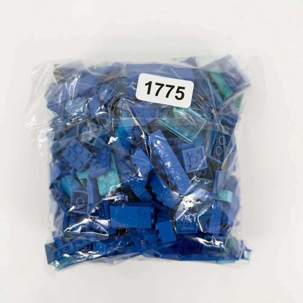 Lego Bulk‎ Lot Color Sorted Blues Mix 1 Pound Pieces Parts Bricks